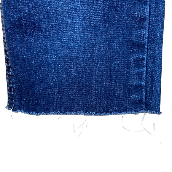 JANE Jeans Women’s Mid Rise Raw Hem Capri Length Jeans Size 10 - Picture 4 of 9